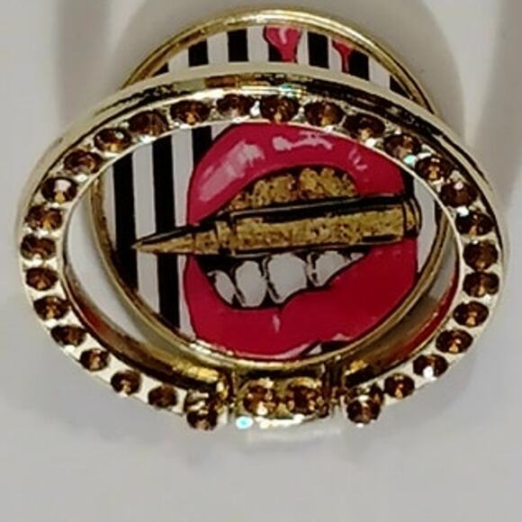 Lips Design For Samsung Galaxy S22 Ultra Case, Shockproof Cover w/ Stand – 6.8" - Picture 3 of 6